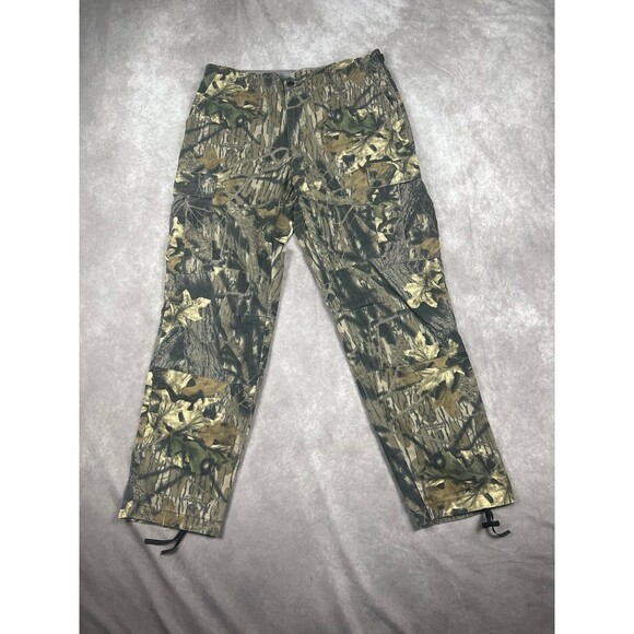 Vintage Red Head Mossy Oak Camo Asjustable Pants Hunting Outdoors Size 35-39 - Picture 1 of 8
